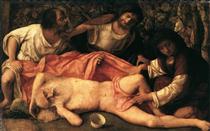 Drunkenness of Noah - Giovanni Bellini
