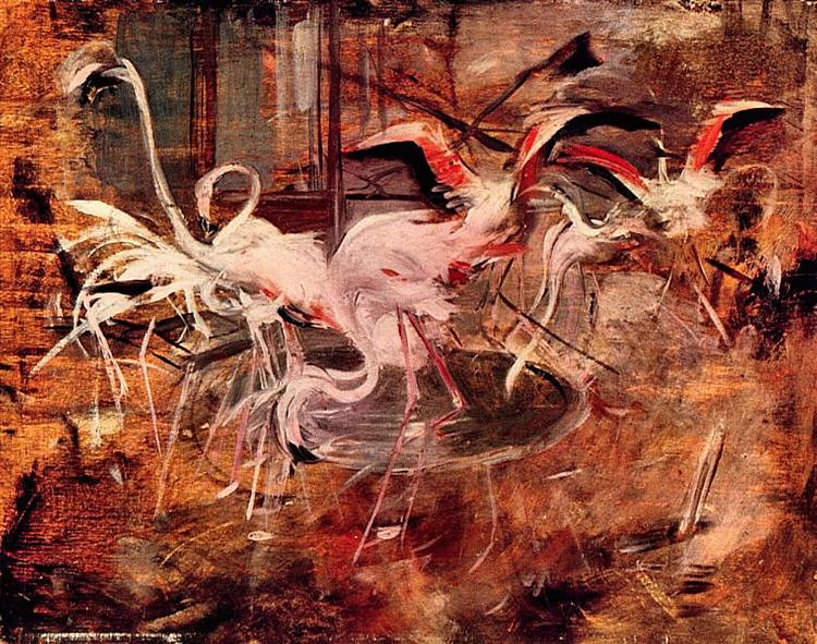 Pink Palace Ibis in the Vesinet, 1910 - Giovanni Boldini