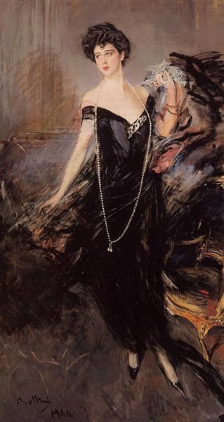 Portrait of Donna Franca Florio, 1924 - Джованні Болдіні