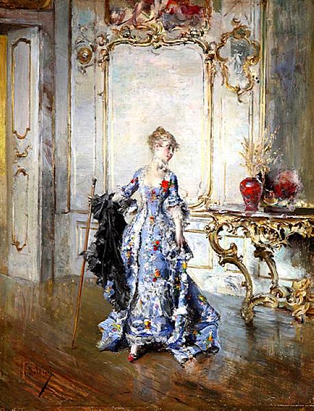 The Last Look in the Mirror, c.1870 - 1877 - Giovanni Boldini
