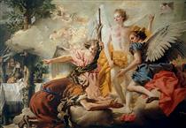 Abraham and the Three Angels - Giovanni Domenico Tiepolo