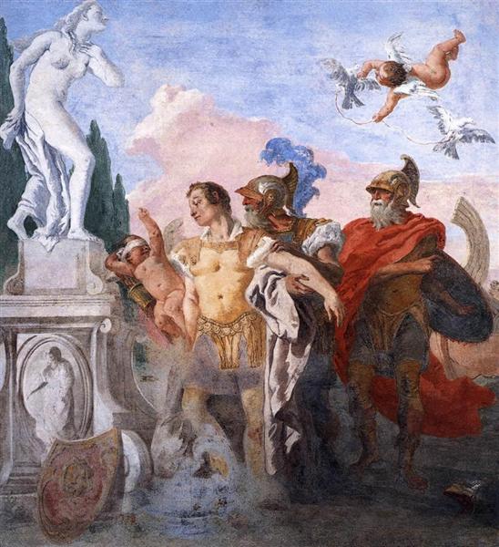 Rinaldo Leaving the Garden of Armida, c.1770 - Джованни Доменико Тьеполо