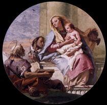 Virgin and Child with Saints - Джованни Доменико Тьеполо