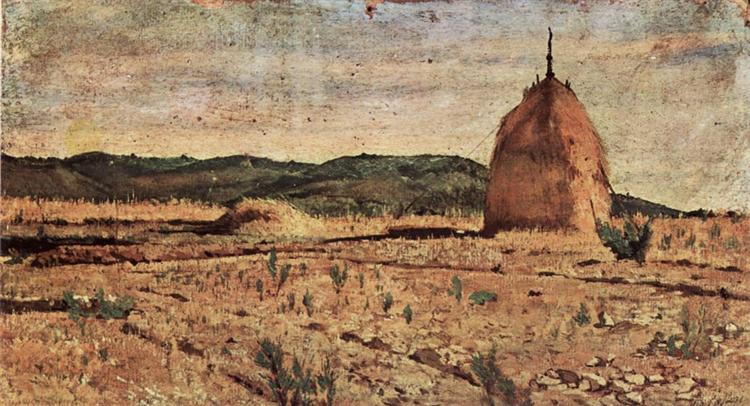 The haystack, 1867 - 1870 - Giovanni Fattori