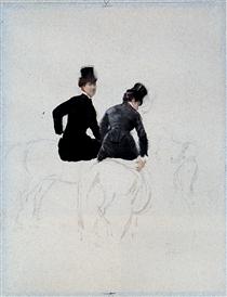 Horsewomen - Giuseppe De Nittis