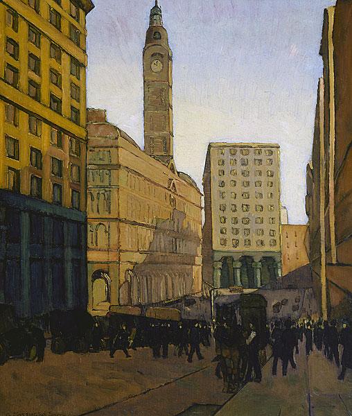 Centre of a city, 1925 - Грейс Коссингтон Смит