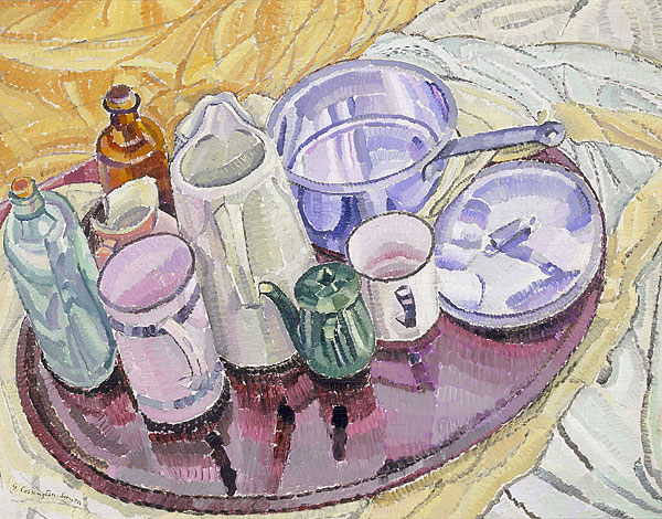 Things on an iron tray on the floor, 1928 - Grace Cossington Smith