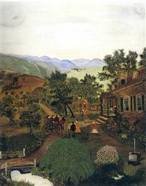Shenandoah Valley (1861 News of the Battle) - Grandma Moses