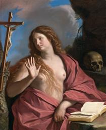 The Penitent Magdalene - Guercino