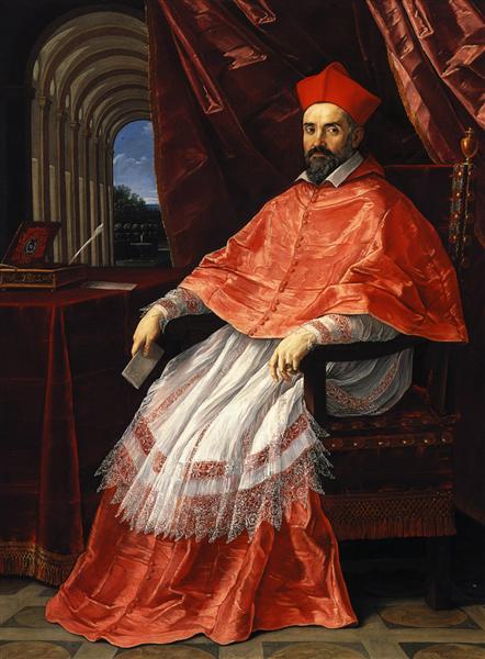 Portrait of Cardinal Roberto Ubaldini, 1625 - Гвидо Рени