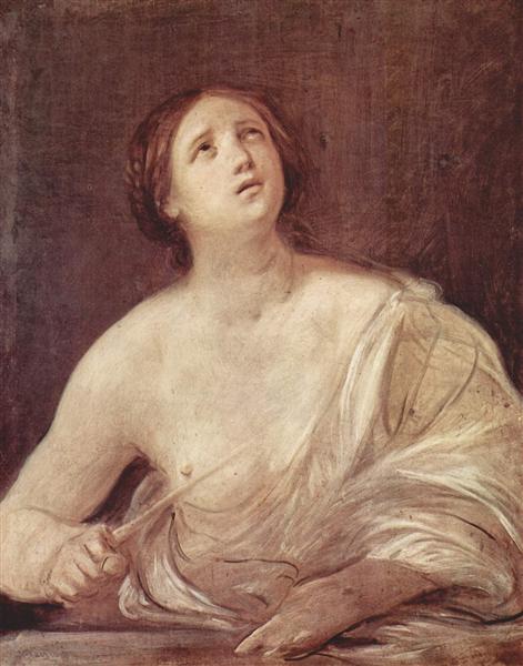 Suicide of Lucretia, 1640 - 1642 - Гвідо Рені