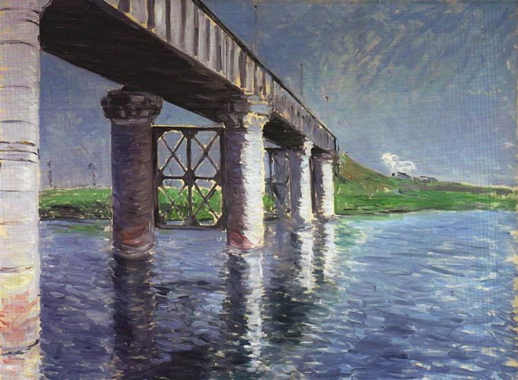 The Bridge at Argenteuil, c.1885 - c.1887 - Гюстав Кайботт