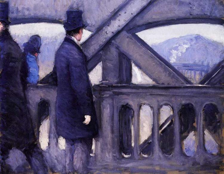 The Pont de Europe (study), 1876 - Gustave Caillebotte