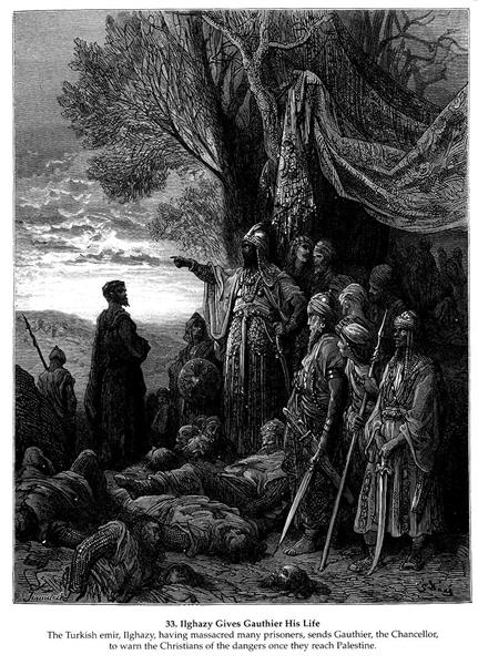 Ilghazy Gives Gauthier His Life - Gustave Dore