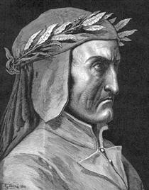 Portrait of Dante Alighieri - Гюстав Доре