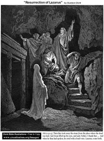 Resurrection Of Lazarus - Гюстав Доре