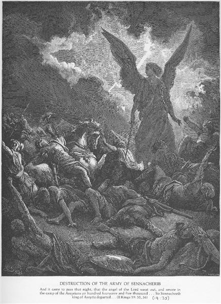 Sennacherib's Army Is Destroyed - Гюстав Доре