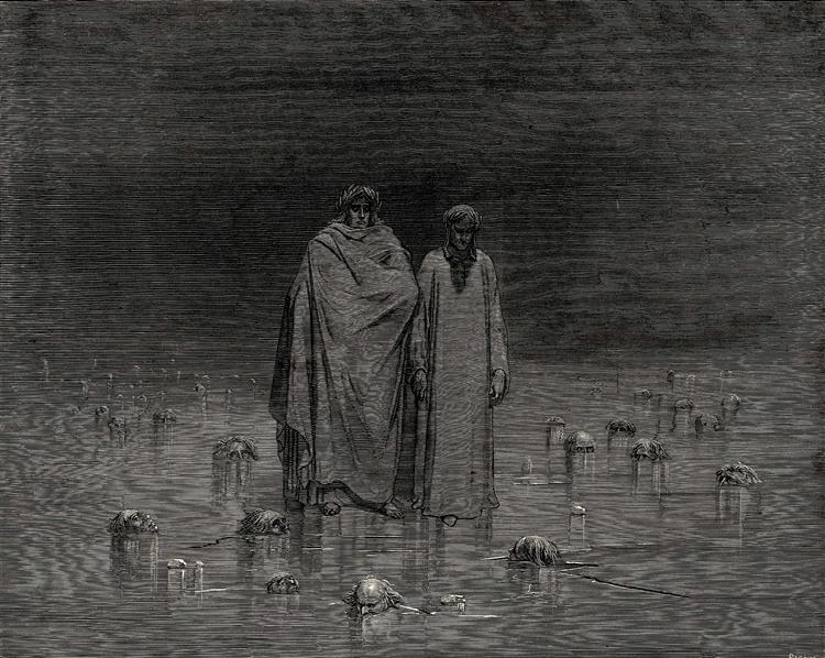The Inferno, Canto 32 - Gustave Dore - WikiArt.org