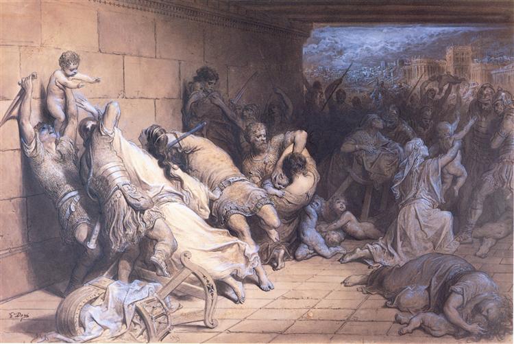 Мученичество святых младенцев, 1868 - Гюстав Доре