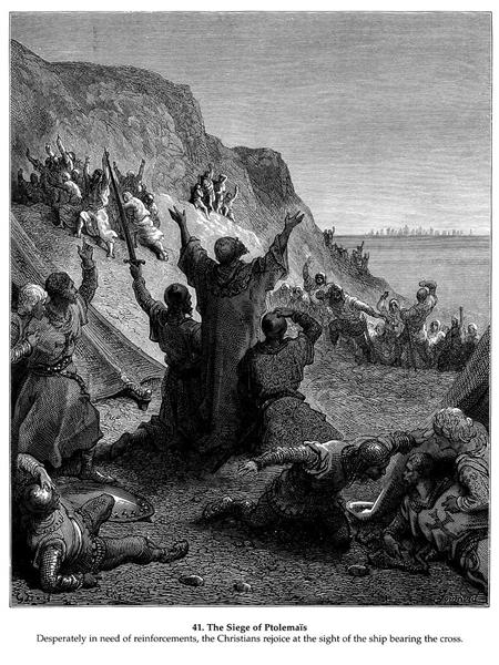 O Cerco dos Ptolemaicos - Gustave Doré