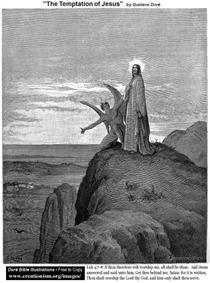 A Tentação de Jesus - Gustave Doré