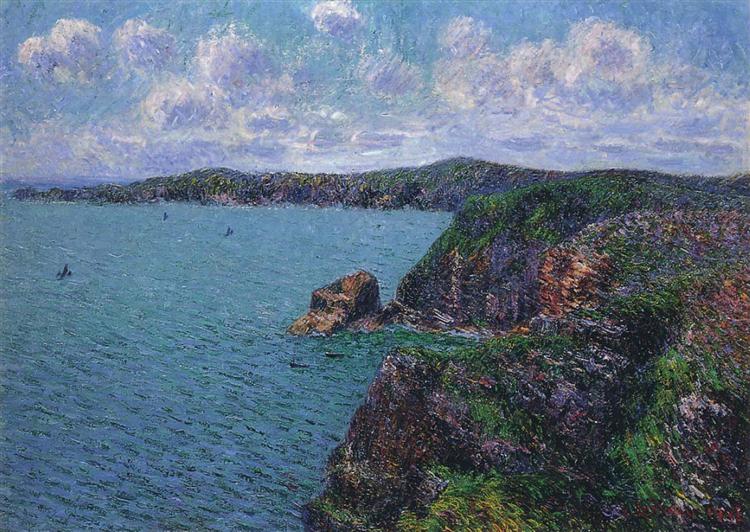 Cliffs at Cape Frehel, 1905 - Gustave Loiseau