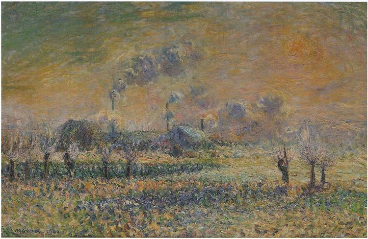 Hoarfrost near Pontoise, 1906 - Gustave Loiseau