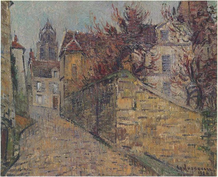 House of the Sisters in Pontoise, 1924 - Gustave Loiseau