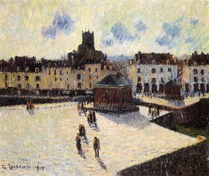 Port at Dieppe, 1905 - Gustave Loiseau