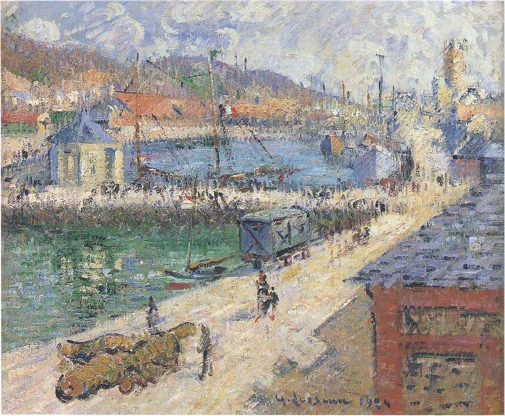 Port of Fecamp, 1924 - Гюстав Луазо