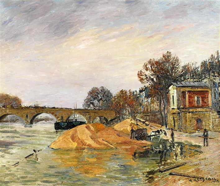 The Pont Marie de Paris, 1912 - Гюстав Луазо