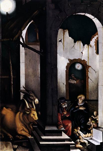 Nativity, 1520 - Ганс Бальдунг