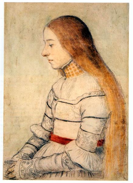 Anna Meyer, c.1526 - Ганс Гольбейн Младший