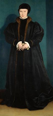 Christina of Denmark - Hans Holbein, o Jovem