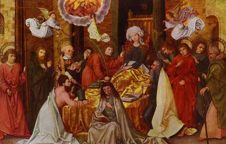Death of the Virgin - Hans Holbein el Joven
