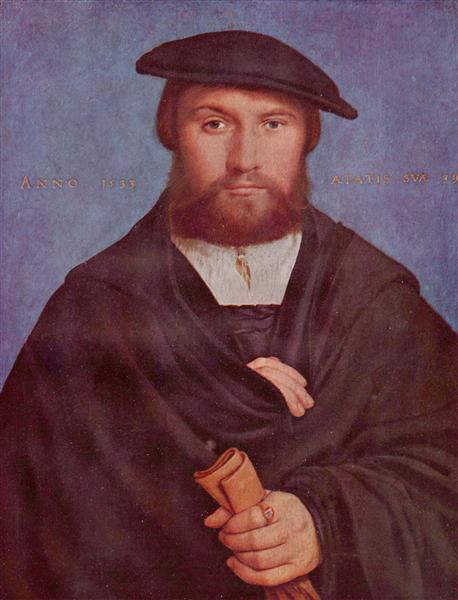 Portrait of a Member of the Wedigh Family, 1533 - Ганс Гольбейн Младший