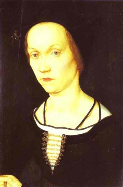 Portrait of a Woman, c.1524 - Hans Holbein the Younger