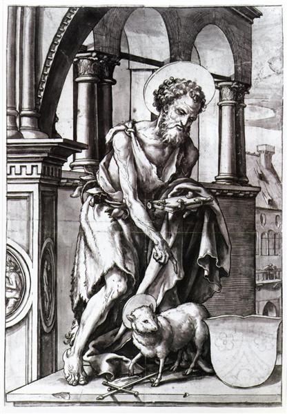 St. John the Baptist, c.1519 - Ганс Гольбейн Младший
