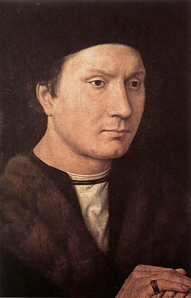 Portrait of a Man, 1490 - 漢斯·梅姆林
