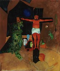 Mystical Crucifixion - Heinrich Campendonk