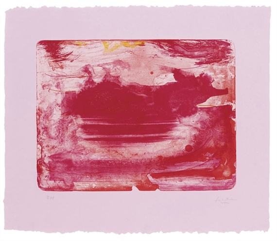 The Red Sea, 1982 - Helen Frankenthaler