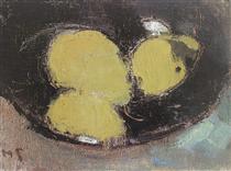 Three Pears in a Vase - Helene Schjerfbeck