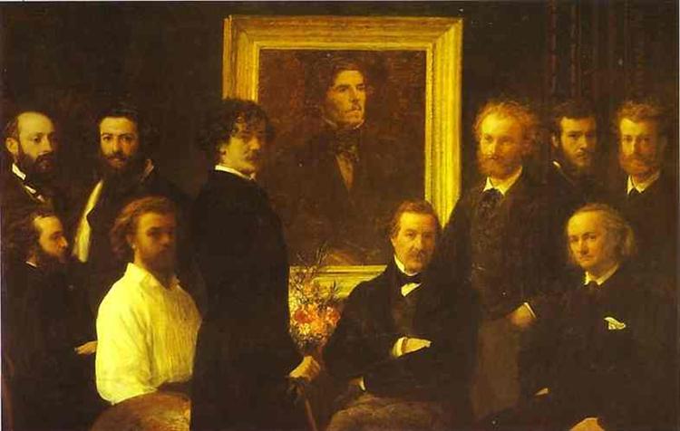 Homage to Delacroix, 1864 - Анри Фантен-Латур