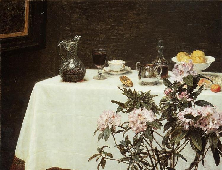 Still Life, Corner of a Table, 1873 - 方丹‧拉圖爾