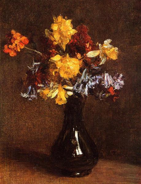 Vase of Flowers - Анри Фантен-Латур