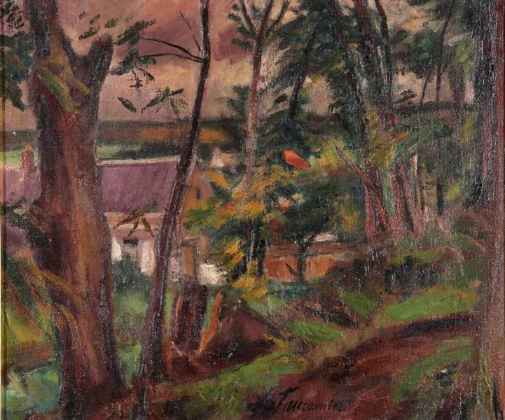Village forestier Grosrouvre, 1943 - Henri Le Fauconnier