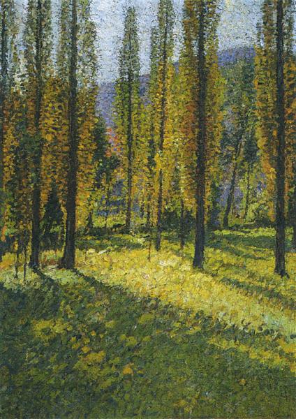 The Poplars - Henri Martin