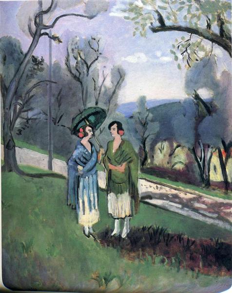 Розмова під оливковими деревами, 1921 - Анрі Матісс