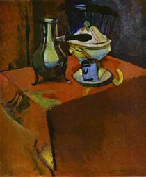 Dishes on a Table - Henri Matisse