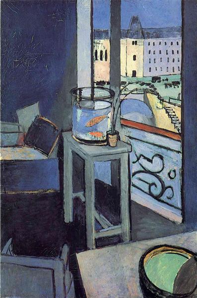 Interior with a Bowl with Red Fish, 1914 - Анри Матисс